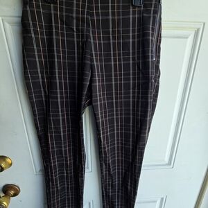 a new day Black Plaid Pants
